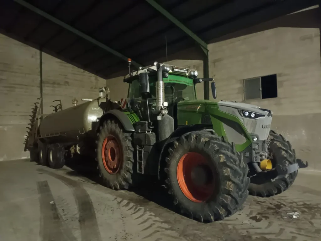 tractor con cisterna